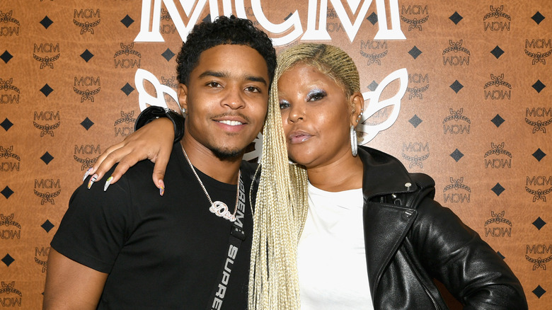 Misa Hylton with her son Justin