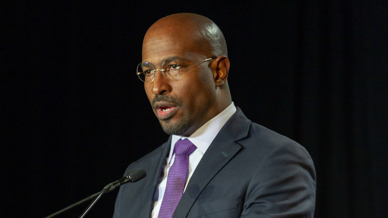 Van Jones speaking microphone