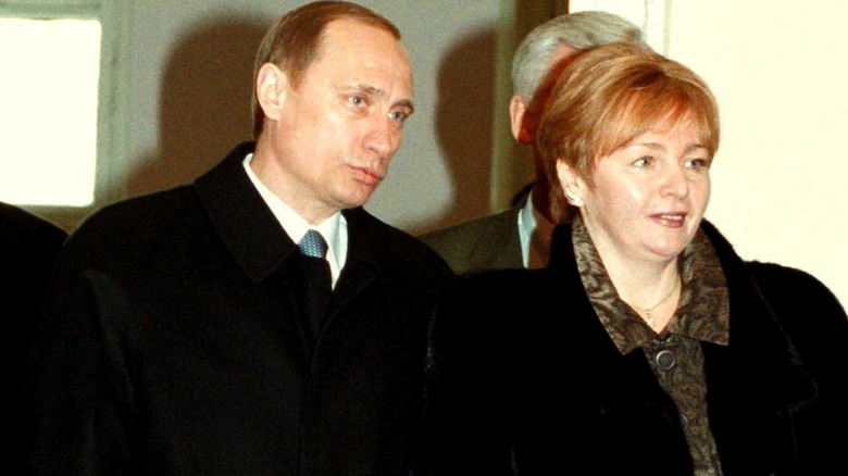 Vladimir Putin and Lyudmila Ocheretnaya