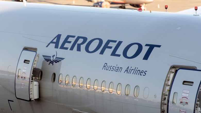 Aeroflot airplane