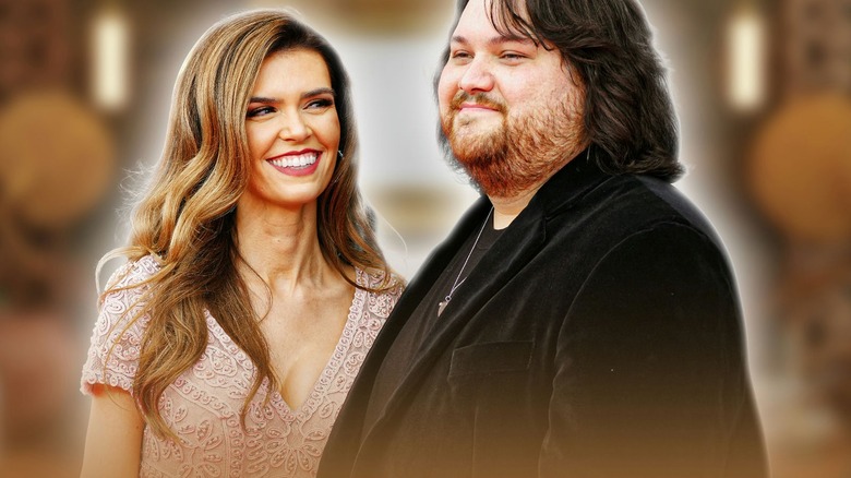 Wolfgang Van Halen and Andraia Allsop smiling