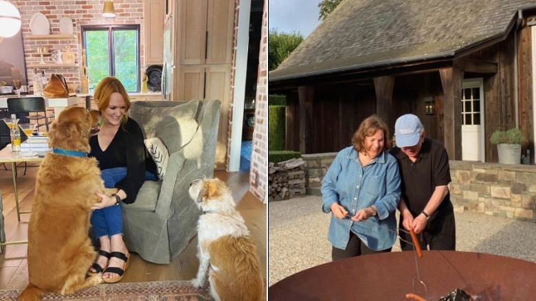 Ree Drummond, Ina Garten at home