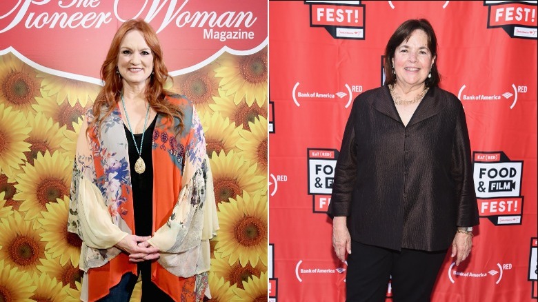 Ree Drummond smiling, Ina Garten smiling