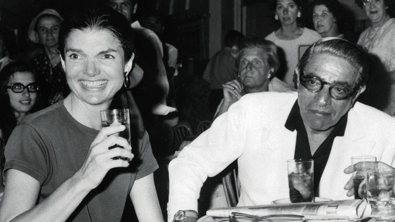 Jackie Kennedy and husband Aristotle Onassis