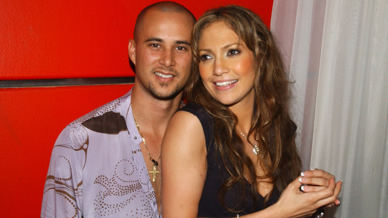 Cris Judd and Jennifer Lopez smiling 