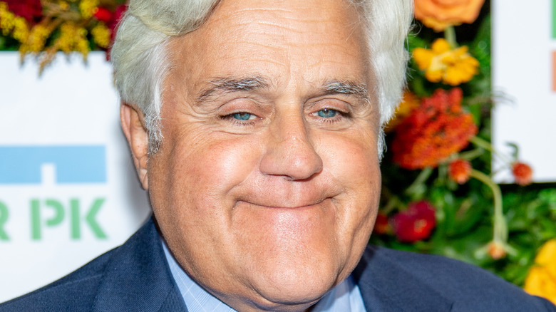 Jay Leno on the red carpet