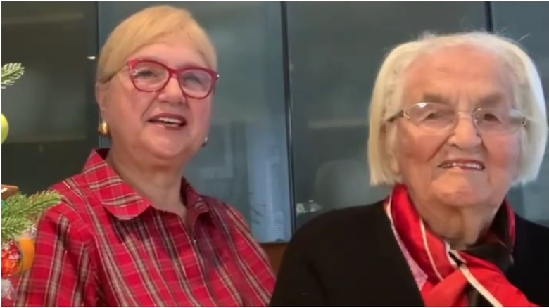 Lidia Bastianich and her mother Ermina Motika