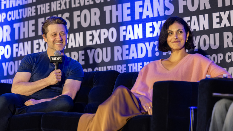 Morena Baccarin and husband Ben McKenzie during a panel