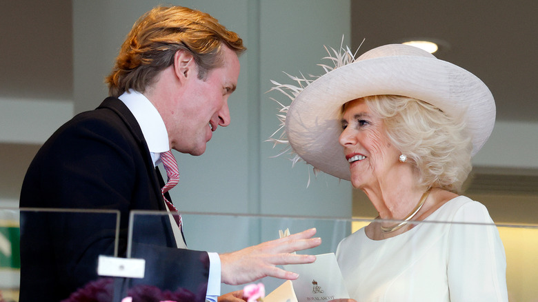 Queen Camilla and Thomas Kingston at the Royal Ascot