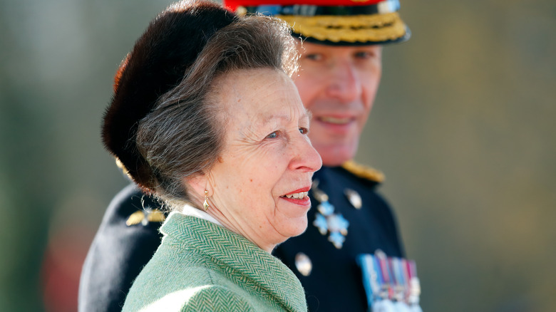 Princess Anne smiling 