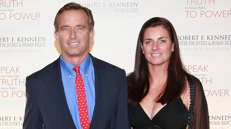 Mary Richardson and RFK Jr. smiling