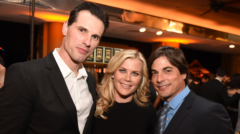 Austin Peck, Alison Sweeney, and Bryan Dattilo at an event