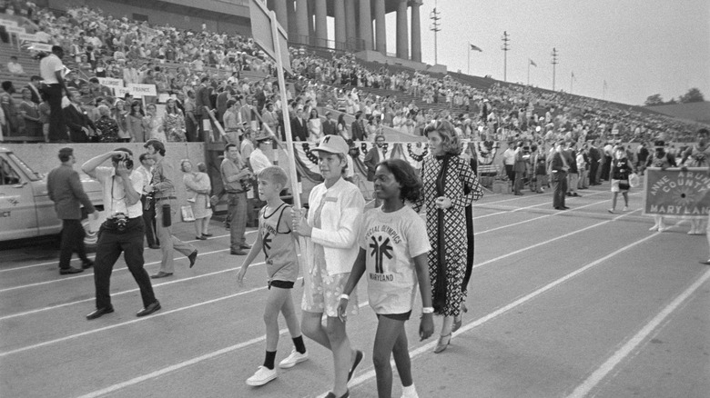 Eunice Kennedy Shriver at Special Olympics