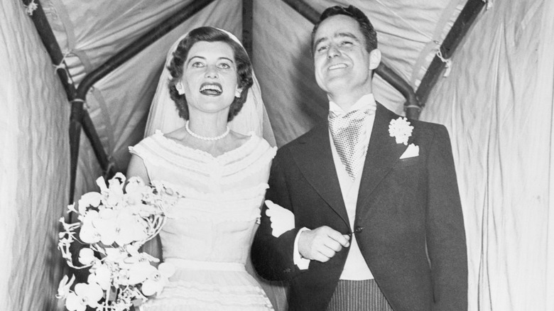 Eunice Kennedy and Sargent Shriver wedding day