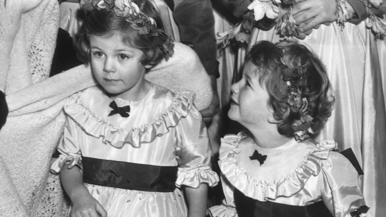 Camilla and her sister, Annabel Shand