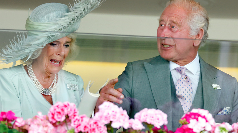 Camilla and Charles at an event