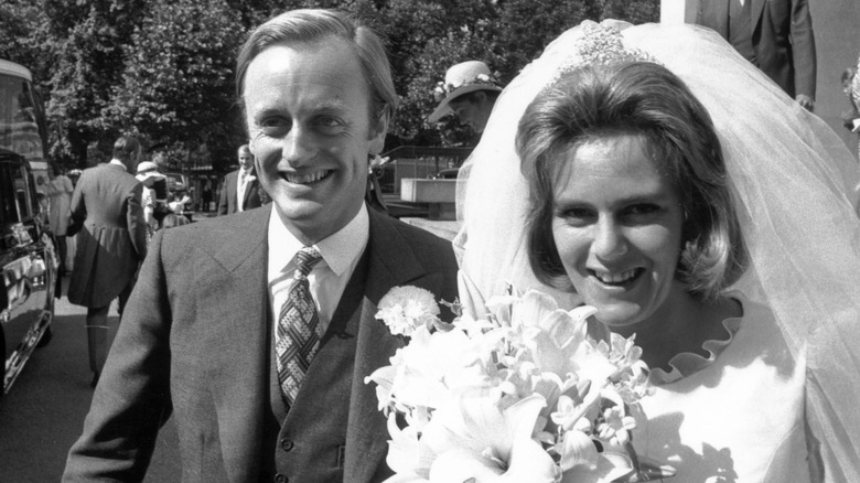 Andrew Parker Bowles and Camilla's wedding