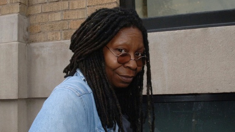 Whoopi Goldberg at Apple store