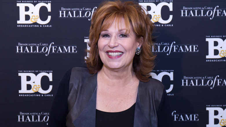 Joy Behar of The View standing on the red carpet