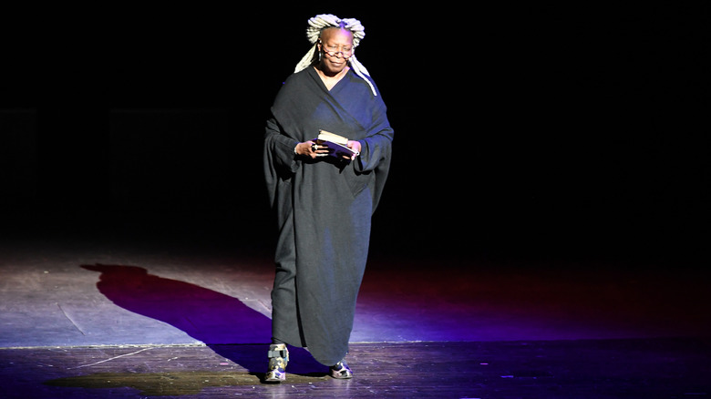 Whoopi Goldberg on a stage