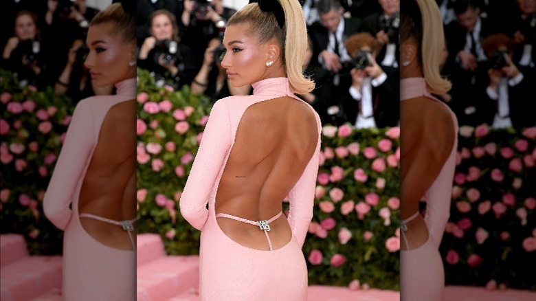 Hailey Bieber at the Met Gala 2019