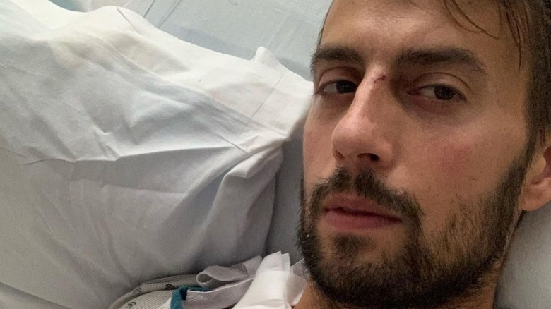 Ryan Fischer in hospital