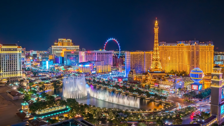 Las Vegas, Nevada at night