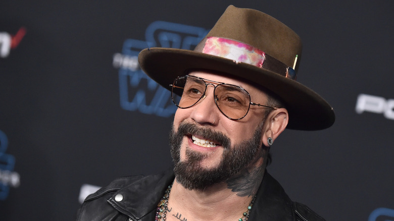 AJ McLean on the red carpet 