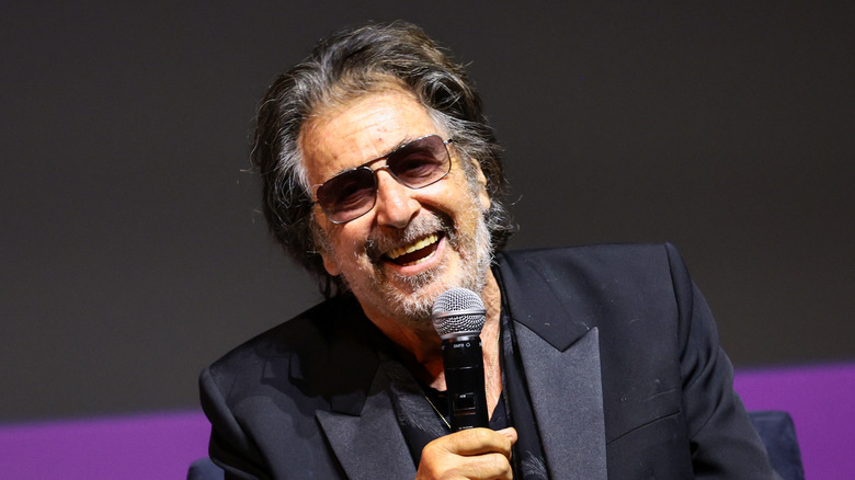 Al Pacino speaking at an event