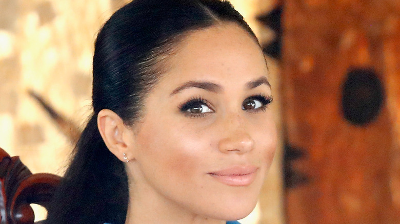 Meghan Markle being interviewed