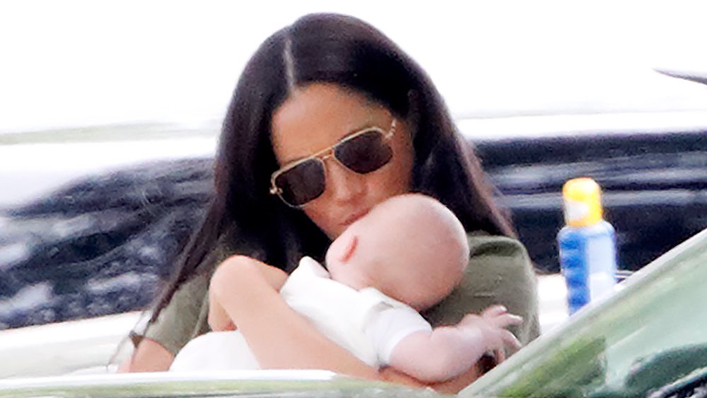 Meghan Markle with baby Archie