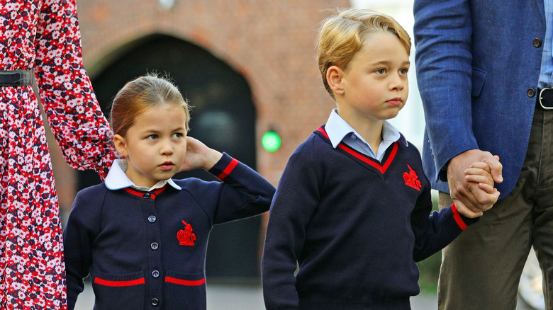 Princess Charlotte and Prince George