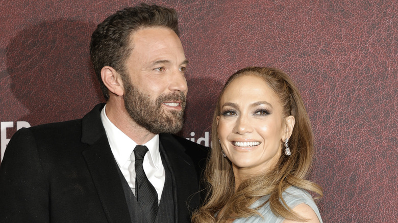 Ben Affleck and Jennifer Lopez on the red carpet