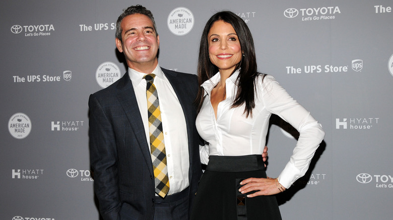 Bethenny Frankel and Andy Cohen together