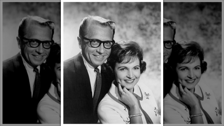 Allen Ludden and Betty White smiling