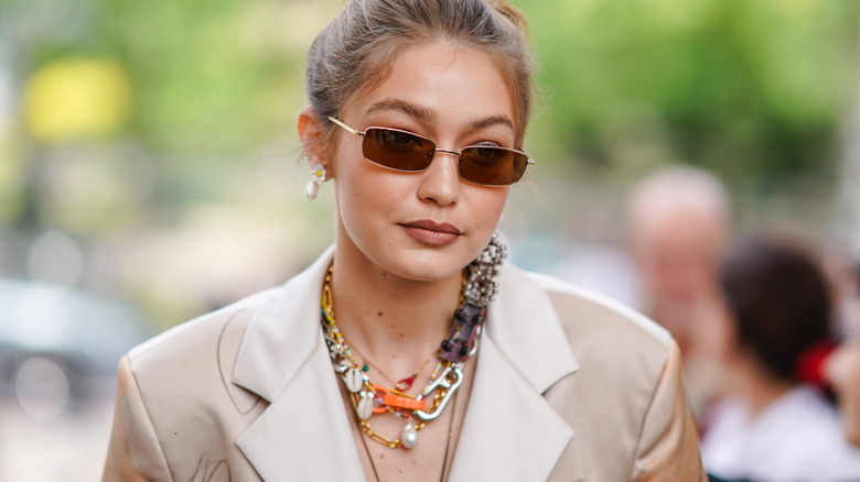 Gigi Hadid hair up