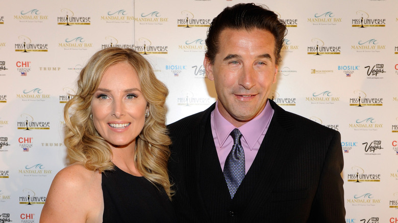 Billy Baldwin arm around Chynna Phillips formal