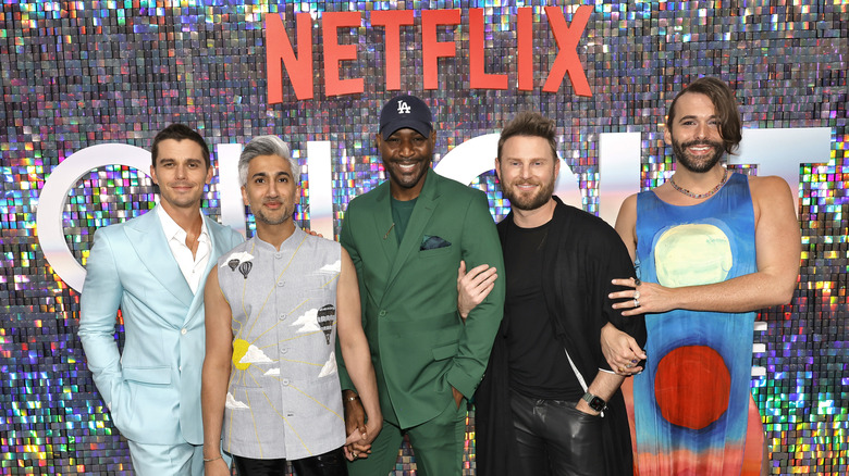 The Queer Eye cast on the red carpet