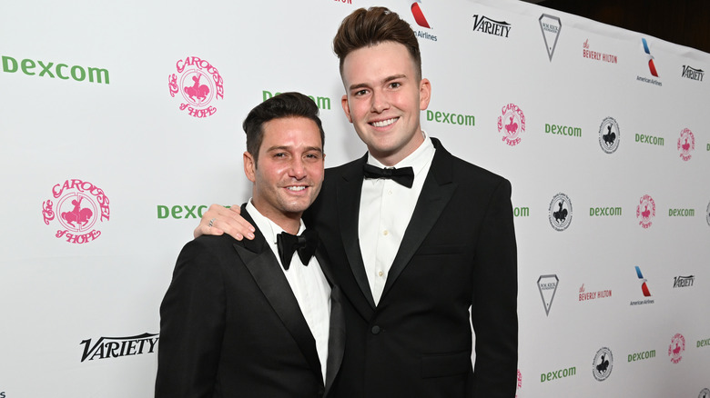 Josh Flagg and Andrew Beyer at the Carousel of Hope Ball