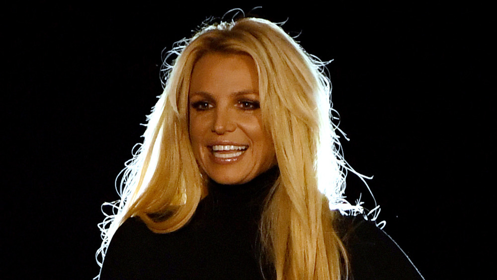 Britney Spears smiling