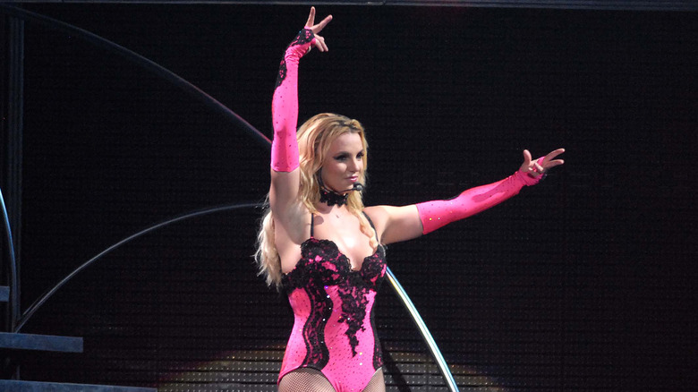 Britney Spears performing
