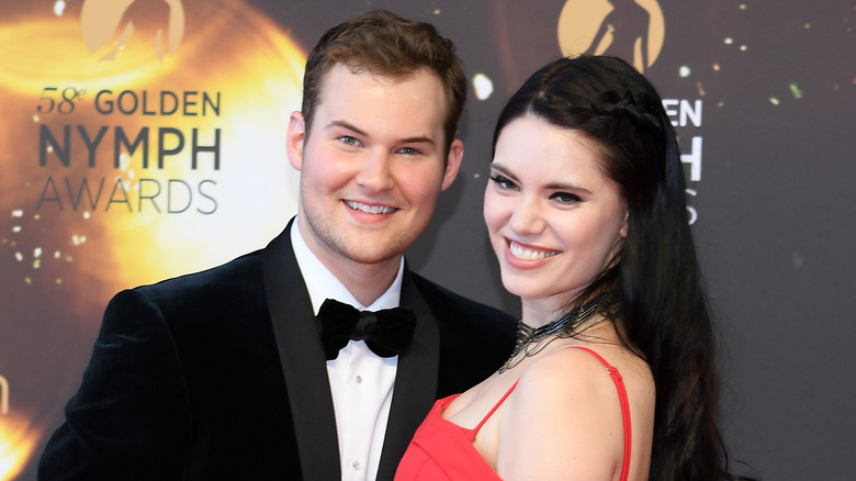 Justin Prentice, who's known as Bryce from 13 Reasons Why, with girlfriend director Annika Pampel