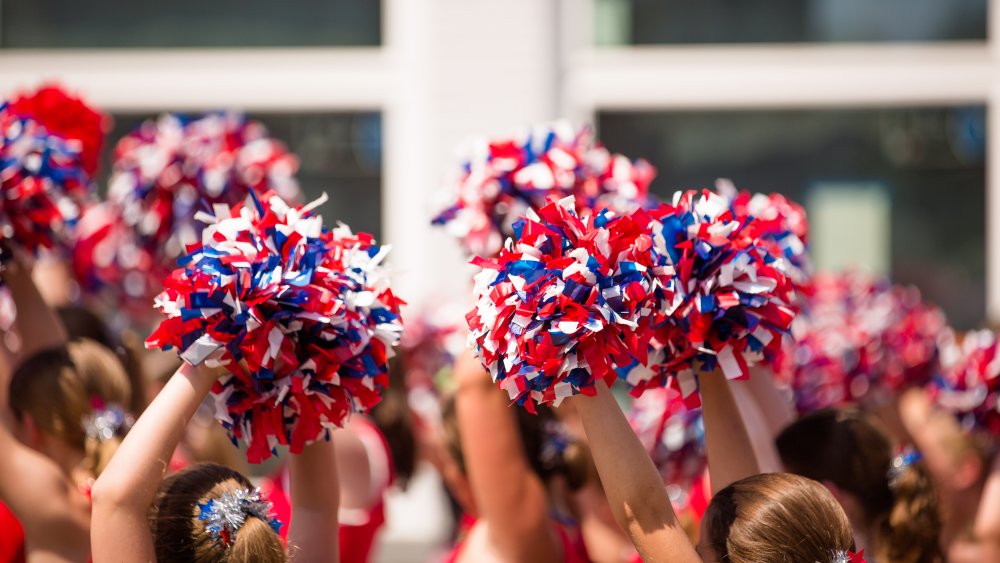 Cheerleader pom poms