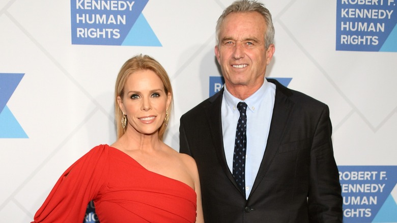 actor Cheryl Hines with husband RFK Jr. 