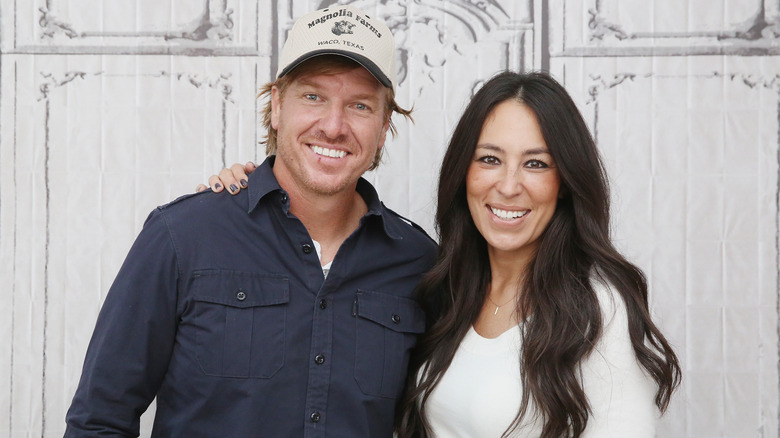 Chip and Joanna Gaines posing together