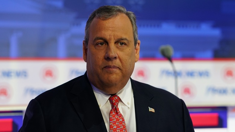 Chris Christie during Republican Presidential Debate