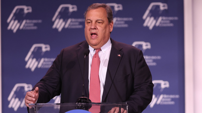 Chris Christie speaks in Las Vegas