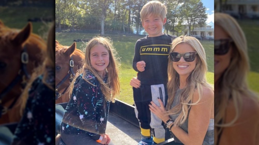 Christina Anstead and her kids