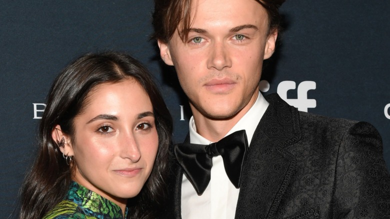 Isabel Machado and Christopher Briney posing together