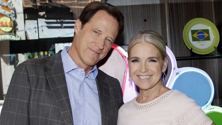 Melissa Reeves and Matthew Ashford at an event.  